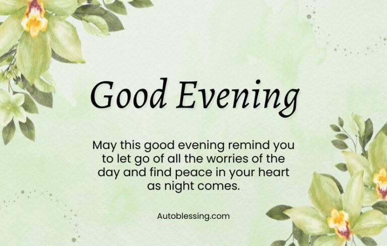 Good Evening Blessings