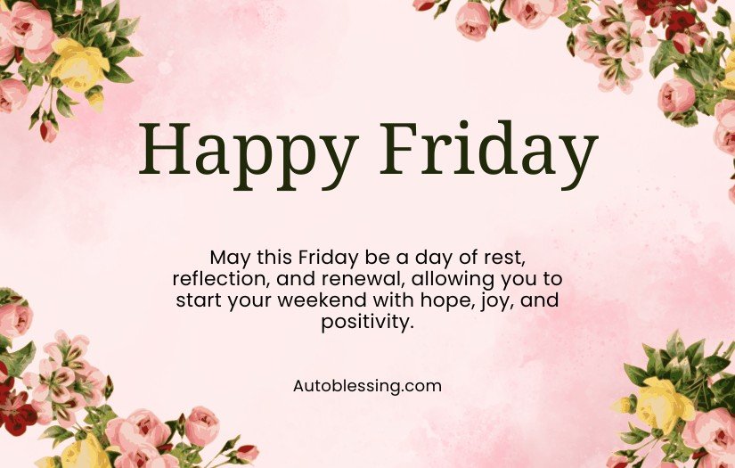 Short Friday Blessings and Prayers Images