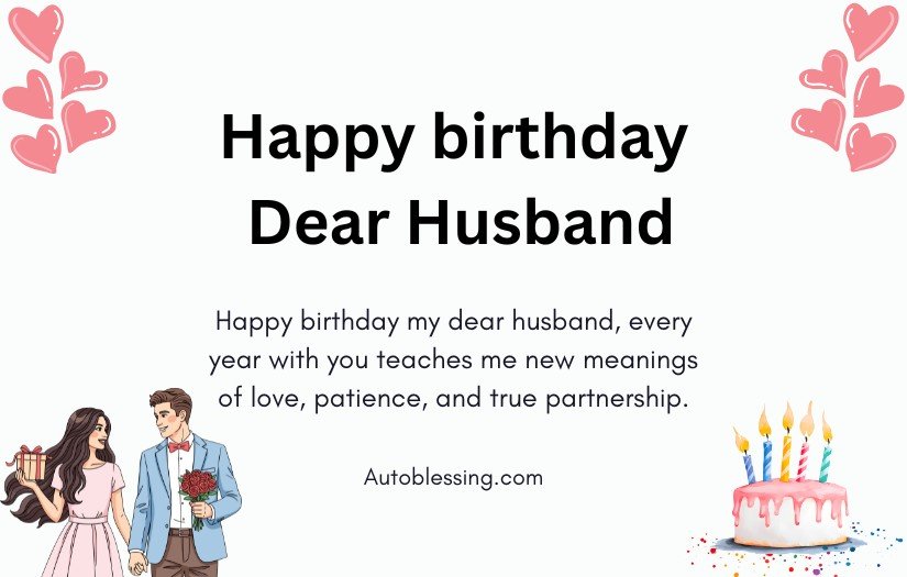 Short Blessing Birthday Wishes for Husband 