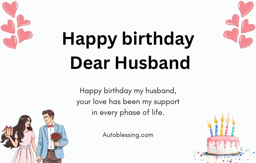 Simple Birthday Wishes for Husband 